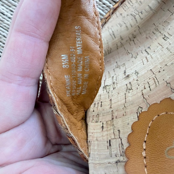 baretraps Sandals Women's Size 8.5 Platform Braided Straps Boho - Picture 7 of 7